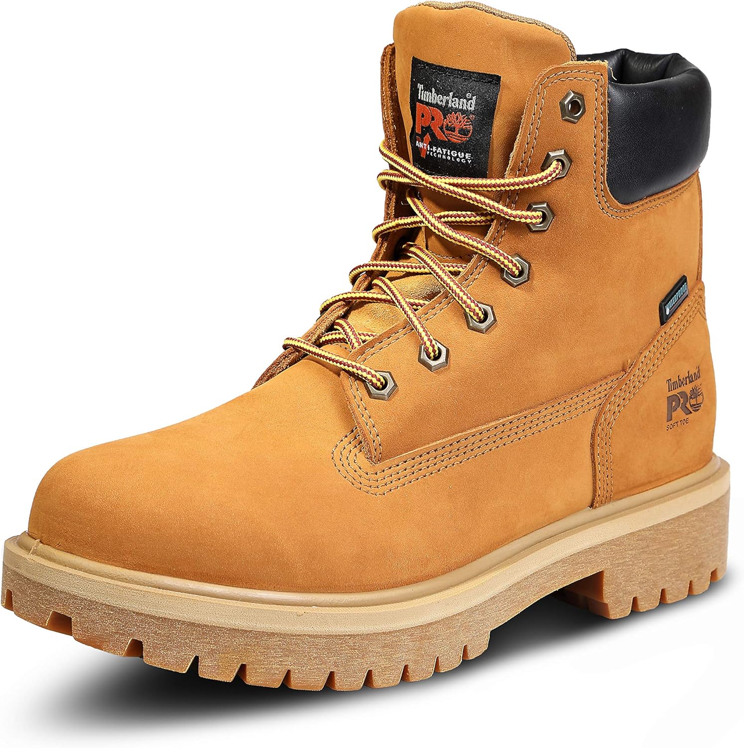

Timberland PRO мужские рабочие ботинки Direct Attach 6 дюймов с мягким мысом, утепленные, водонепроницаемые, Wheat