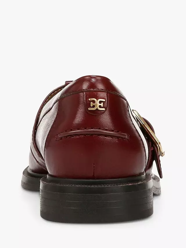Лоферы Sam Edelman Elaina Leather Mary Jane, цвет french/burgundy — фото 4