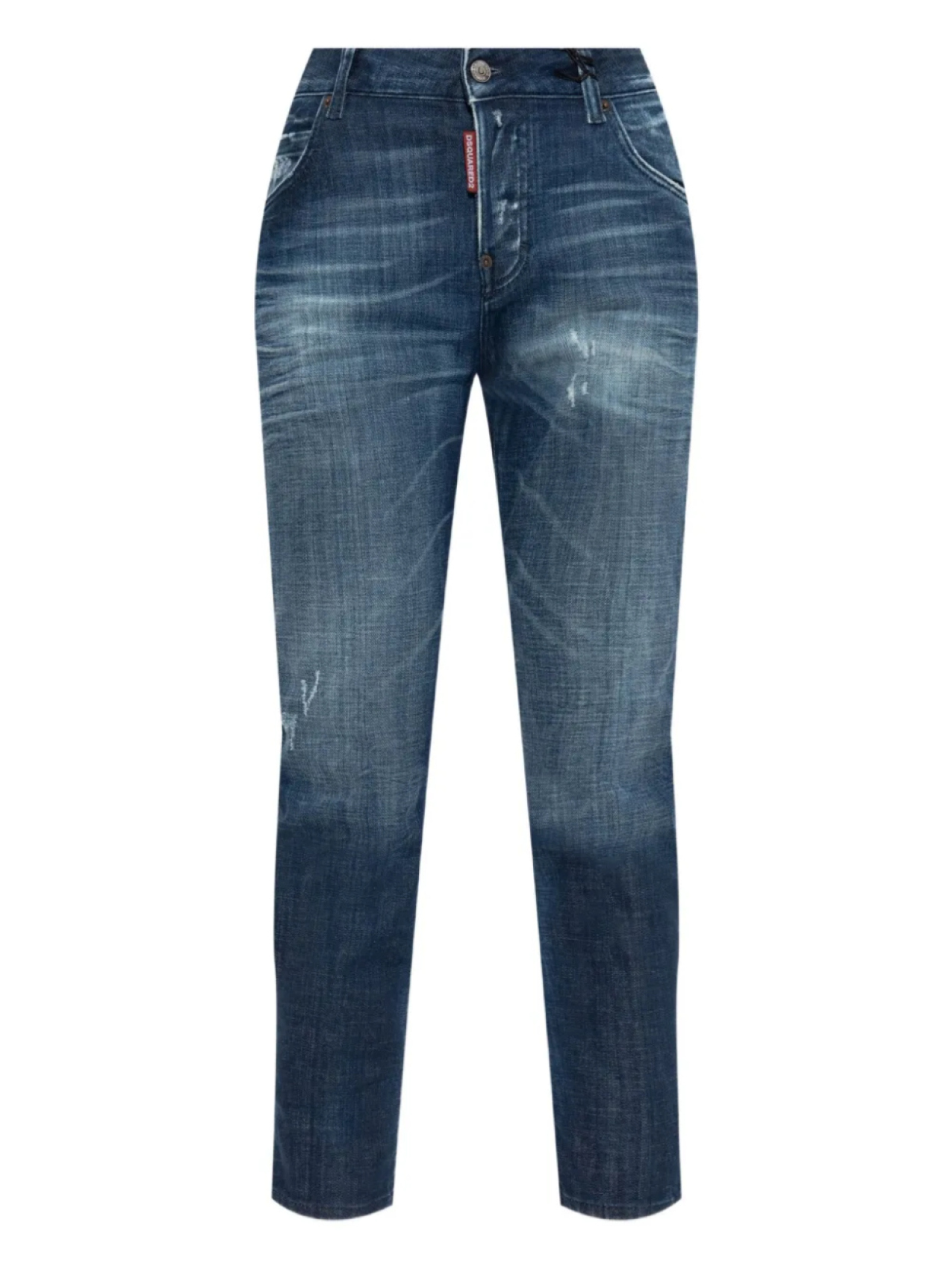 

Джинсы DSQUARED2 с потертостями, синий