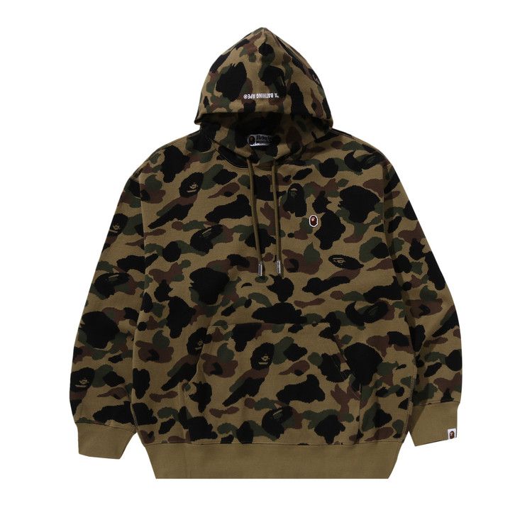 

Худи BAPE 1st Camo Jacquard One Point Relaxed Fit Pullover Hoodie, Green