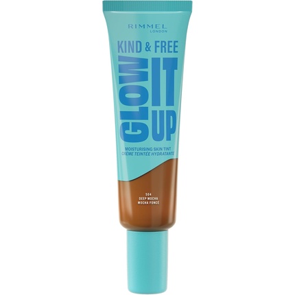 

Крем для лица London Kind & Free Glow It Up Moisturising Skin Tint In Deep Mocha - Soothes And Calms Sensitive Skin