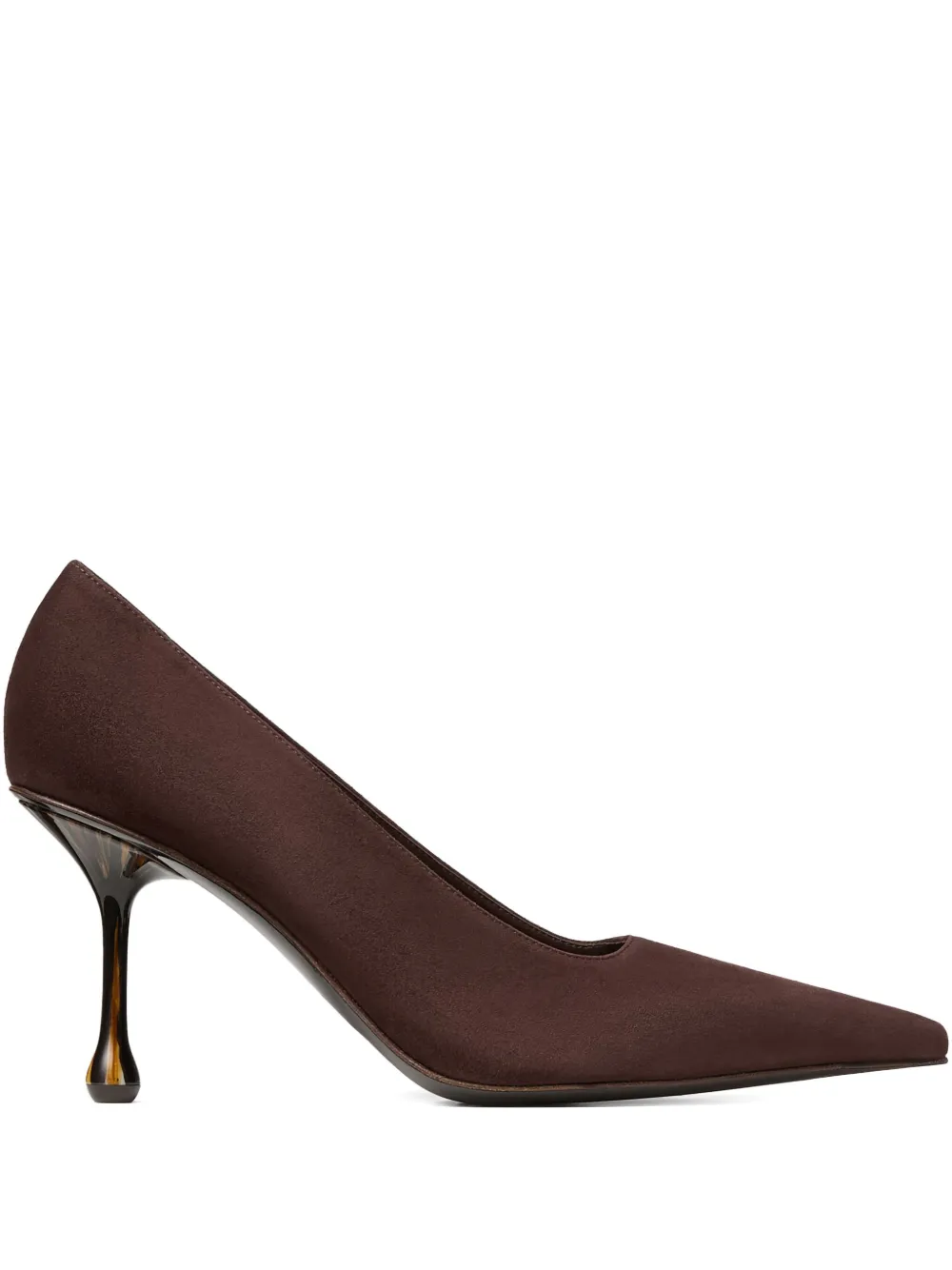 Туфли Ixia 80 с заостренным носком JIMMY CHOO, коричневый