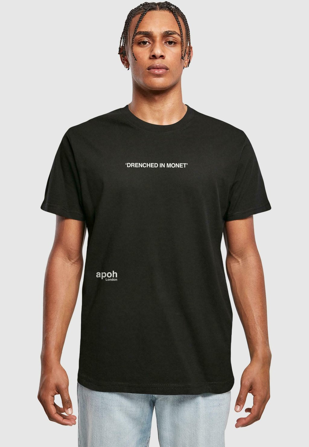 

Футболка с принтом APOH - DRENCHED IN MONET SLOGAN Merchcode, черный