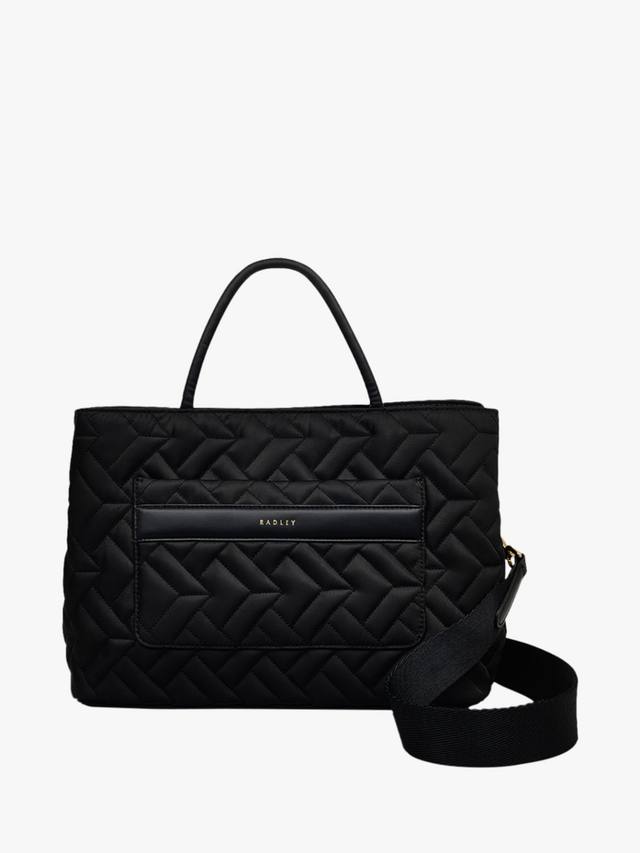 

Holland Park ответственный стеганый средний топ с молнией набор Radley, Black