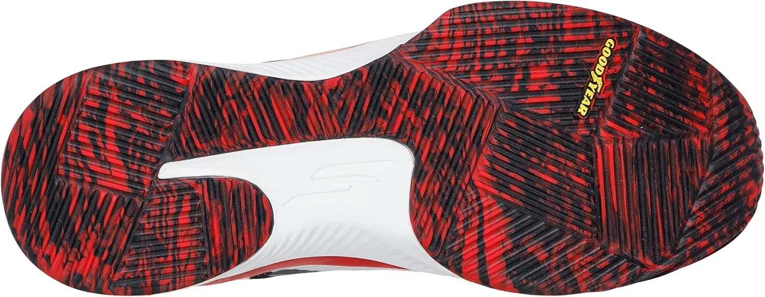 Мужские баскетбольные кроссовки Skechers Skx Nexus, White Black Red — фото 4