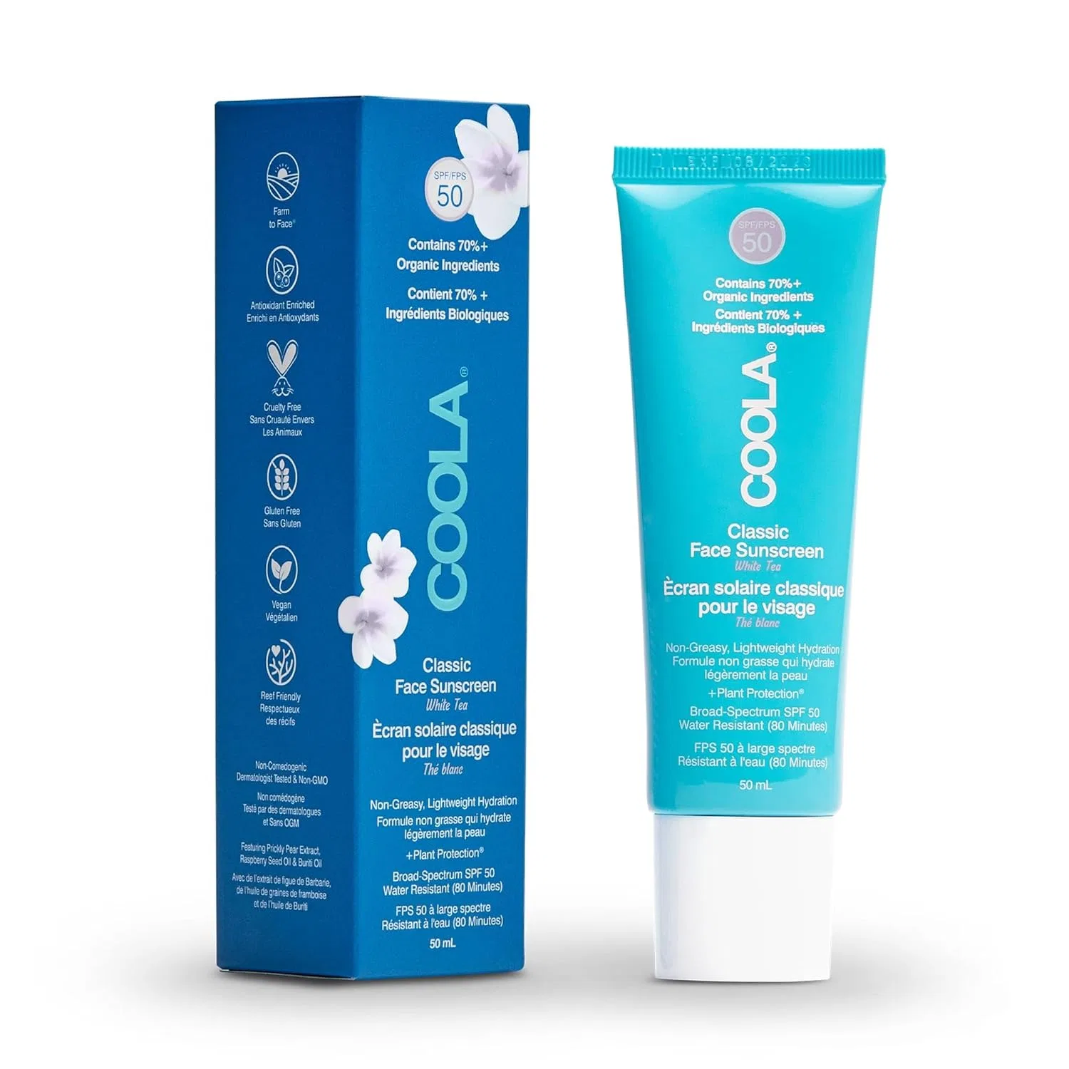 Солнцезащитный лосьон для лица SPF 50 «Classic Face» от COOLA Coola — фото 2