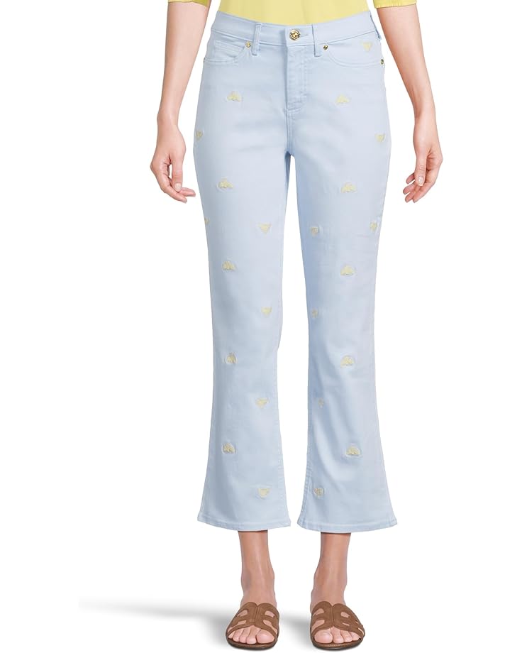 

Джинсы Lilly Pulitzer Annet High-Rise Crop Flare, цвет Bluette