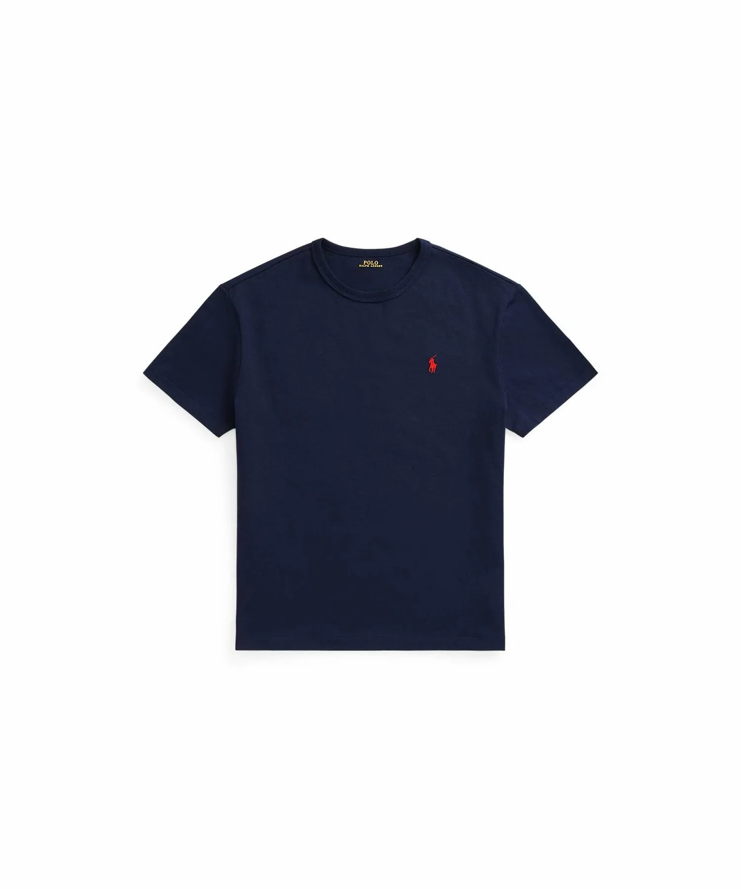 Классическая трикотажная футболка Polo Ralph Lauren, 400 Blue — фото 2