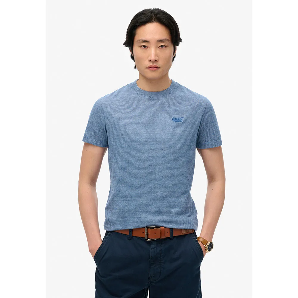 

Футболка с коротким рукавом Superdry Essential Logo Emb, синий