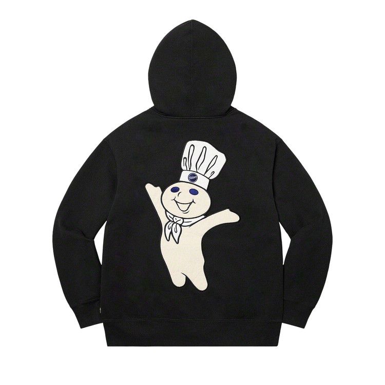 Толстовка Supreme Doughboy Zip Up Hooded Sweatshirt, Black — фото 2