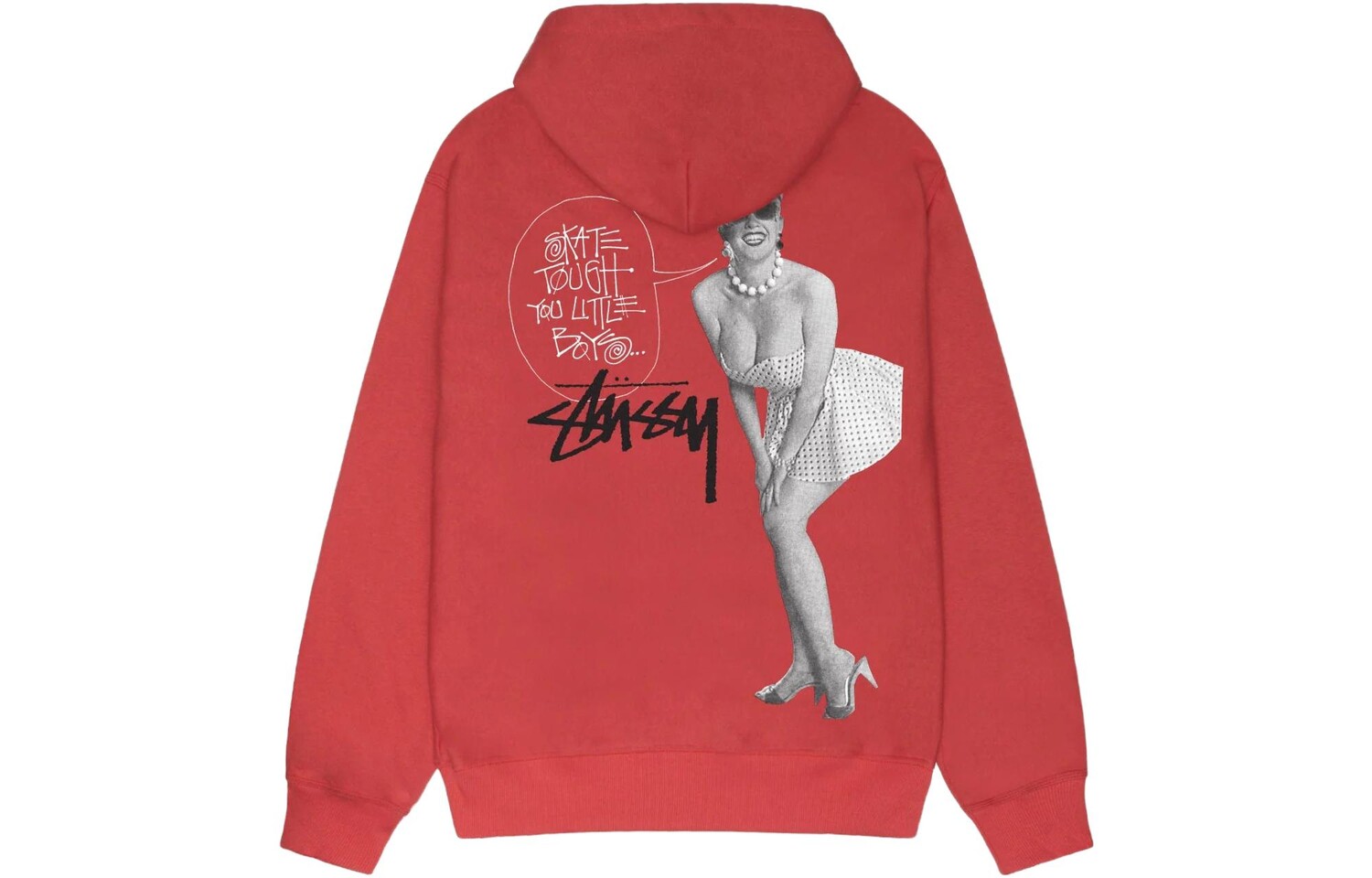 

SS23 Летняя серия Толстовка Унисекс Stussy, красный