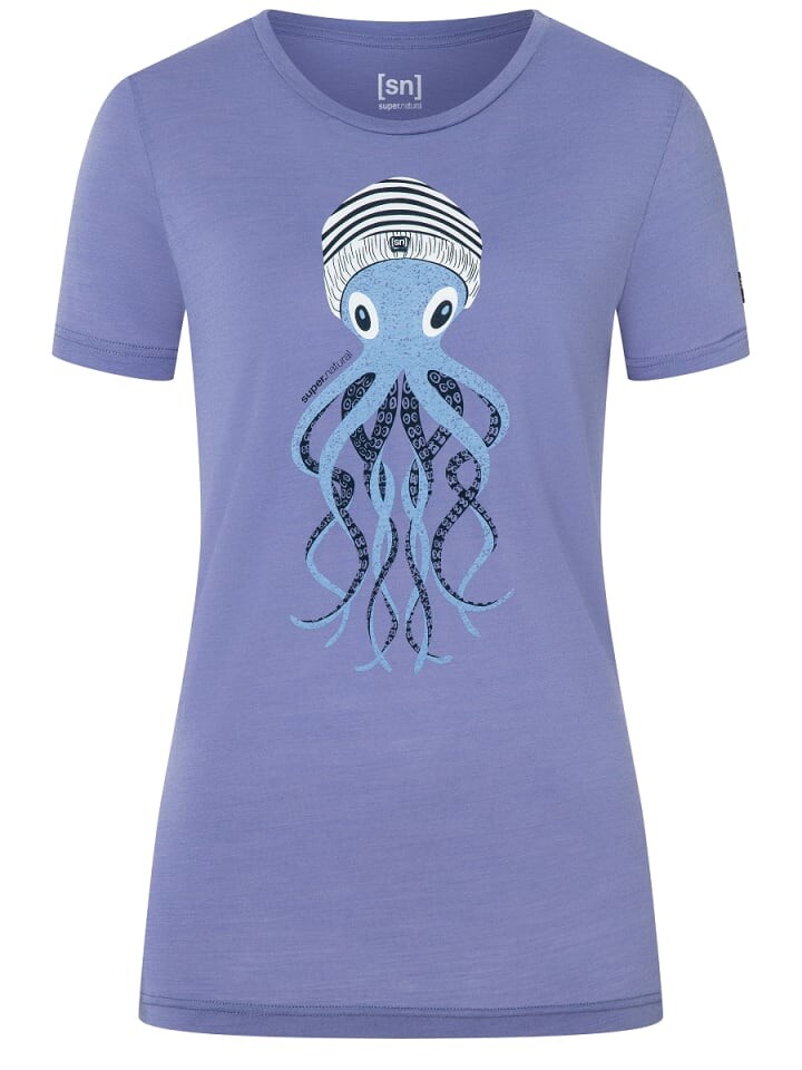 

Спортивная футболка supernatural OCTOPUSSY, фиолетовый