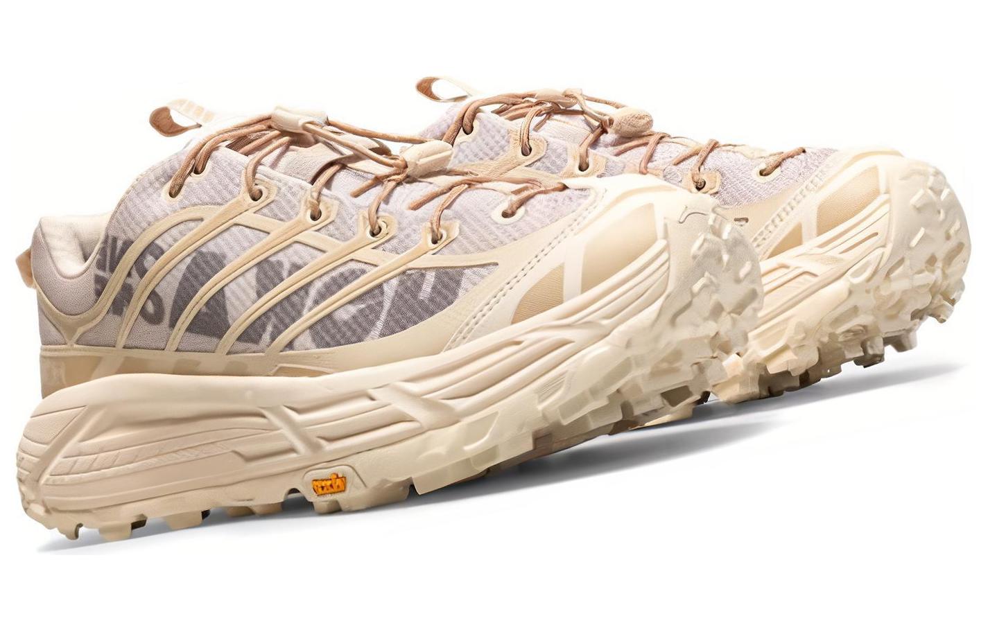 Mafate Three2 Яичный Ликер Песчаные Дюны HOKA ONE ONE, Бежево-Желтый — фото 3