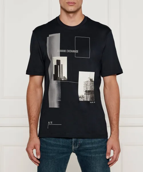 

Футболка Regular fit Armani Exchange, черный
