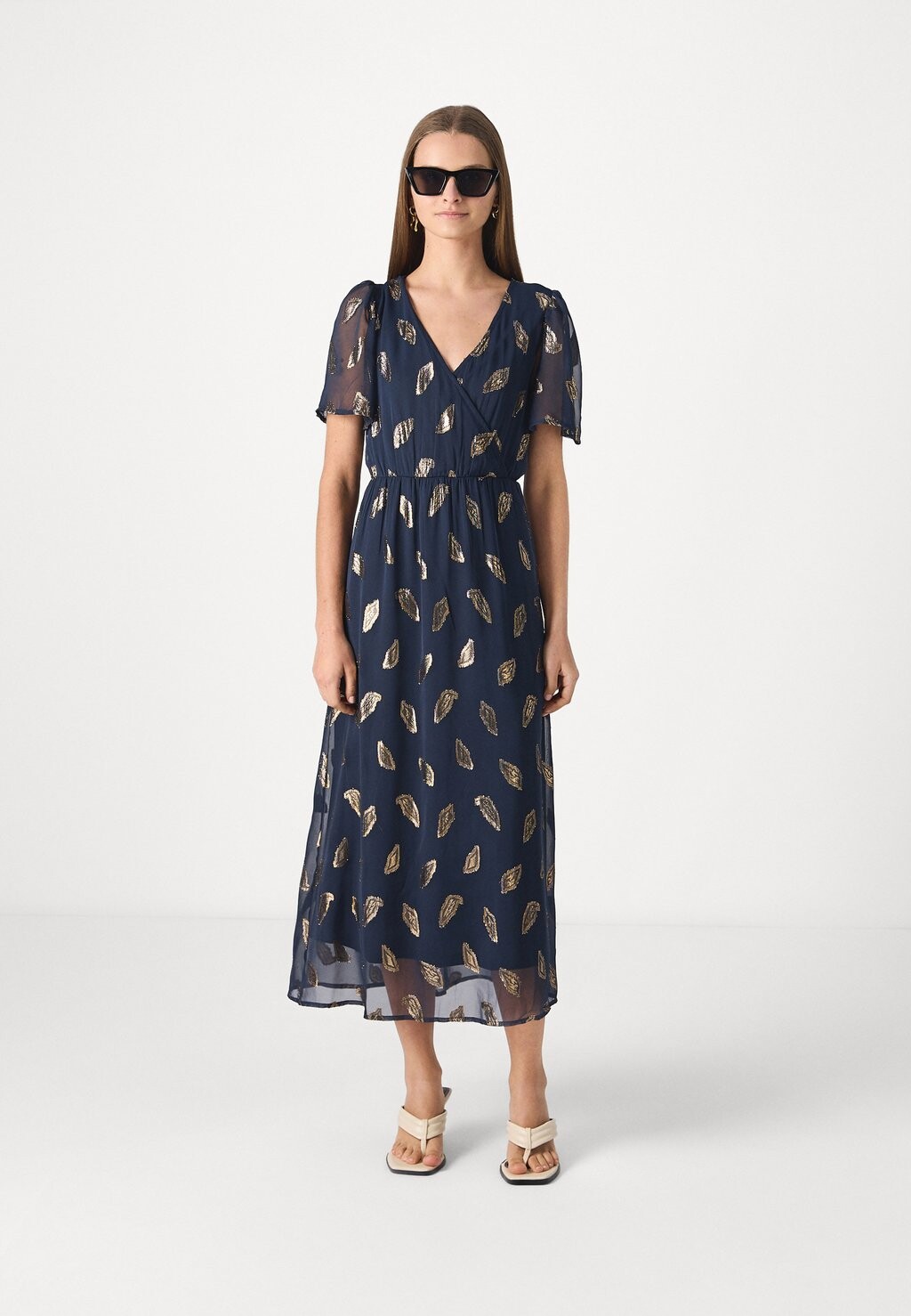 

Дневное платье JDYMILA WRAP DRESS JDY, золотого цвета