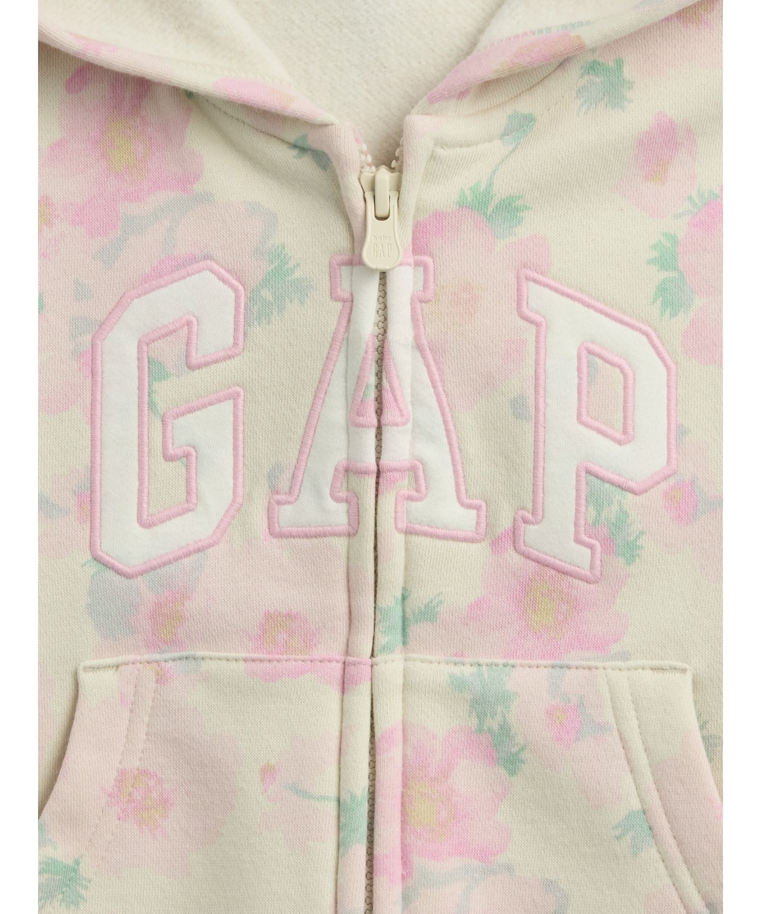 (K)babyGap Свободный крой, логотип GAP, махровая ткань, толстовка на молнии, SP PRIMROSE FLORAL — фото 3