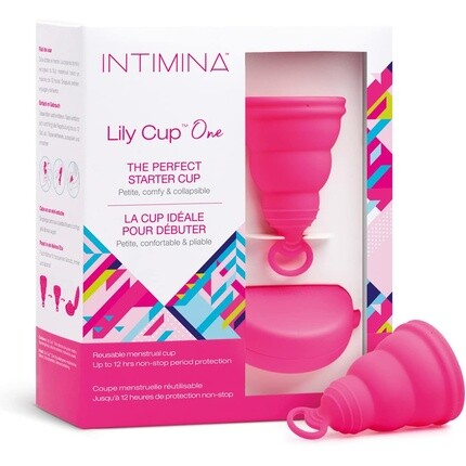 

Lily Cup One Складная менструальная чаша для начинающих 1 шт. Intimina