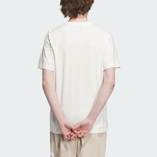 Футболка adidas Sportswear Lounge Graphic T-shirt 'White', белый — фото 3