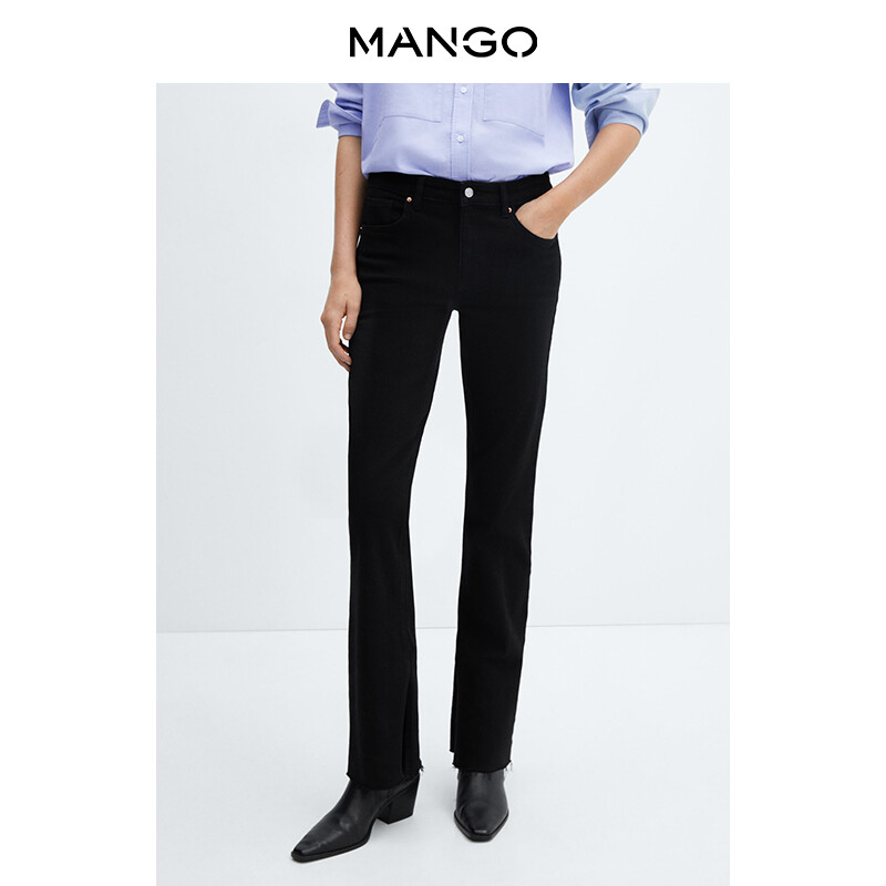 

Женские джинсы Mango базовые универсальные, серый
