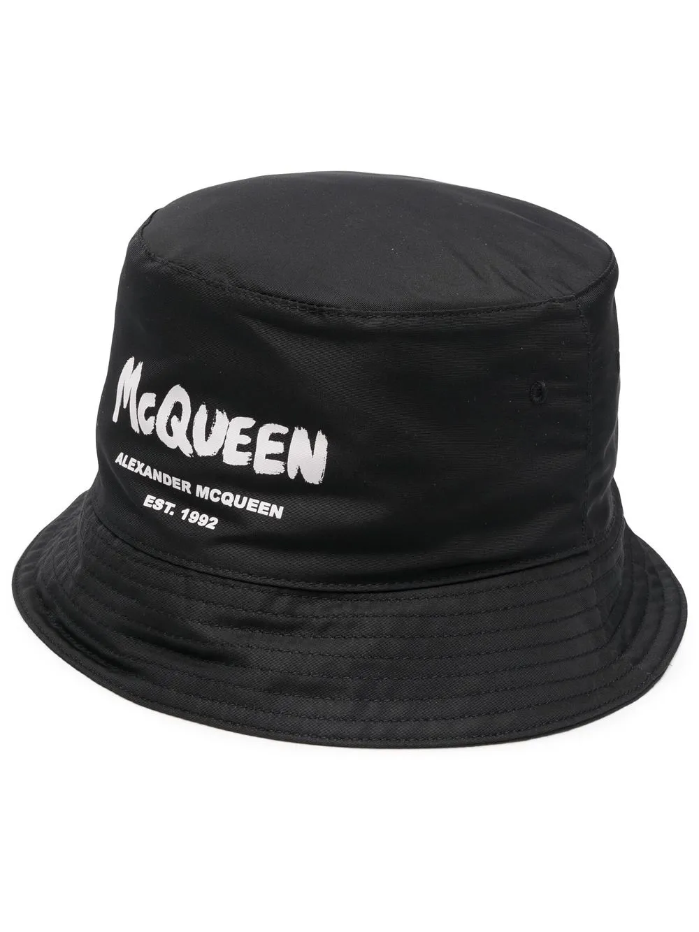 

Панама с логотипом Alexander McQueen, черный