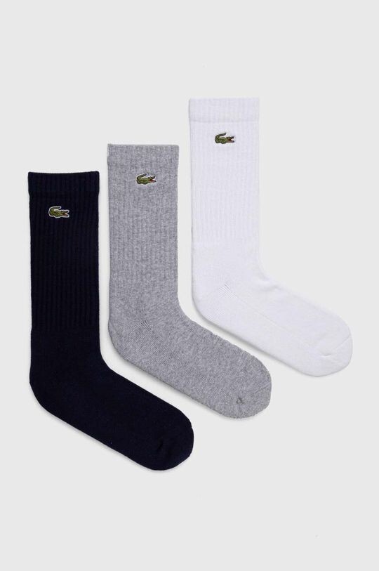 

Носки (3 шт.) Lacoste, мультиколор