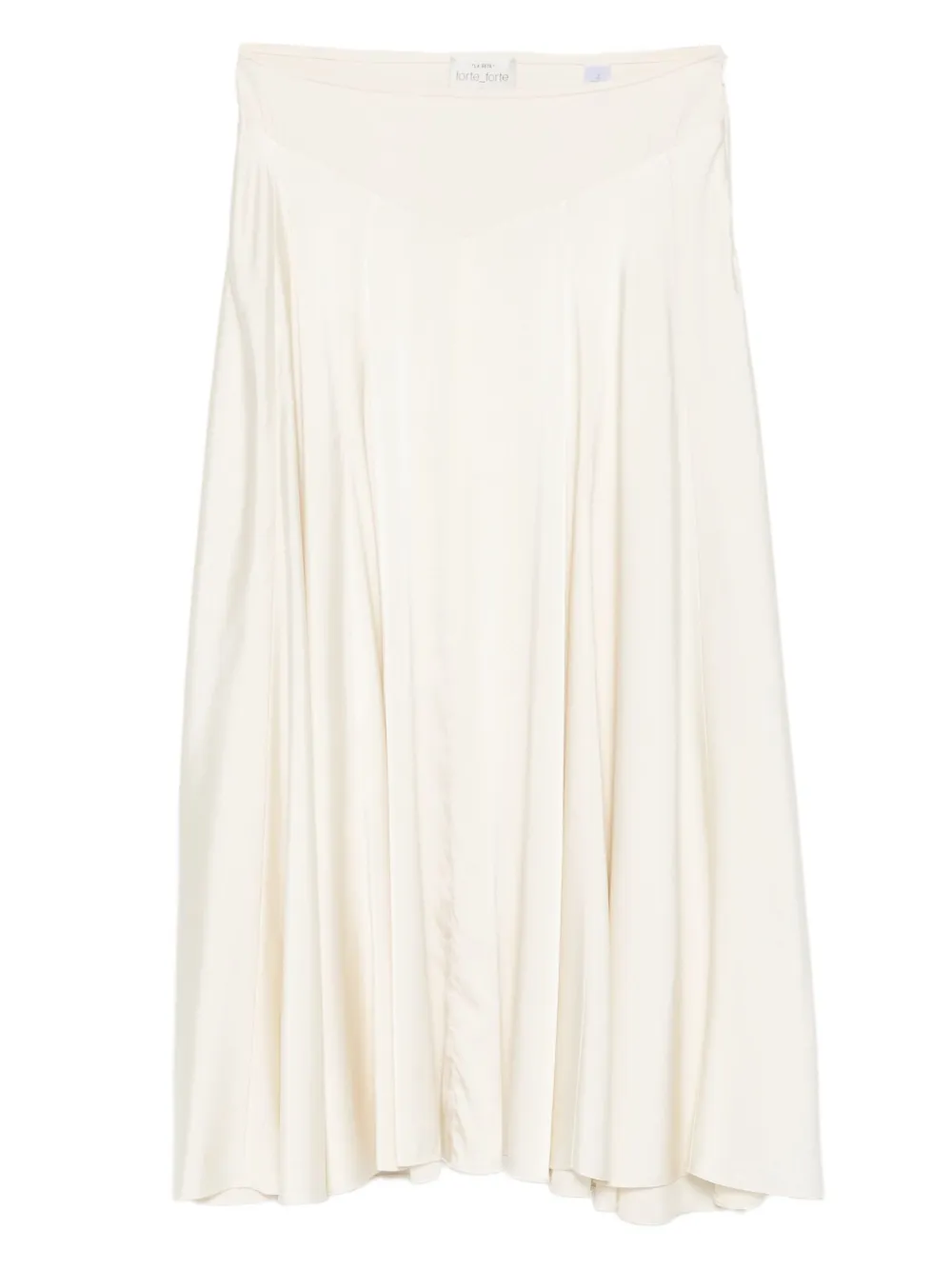 

Юбка миди со вставками Forte Forte, нейтральный