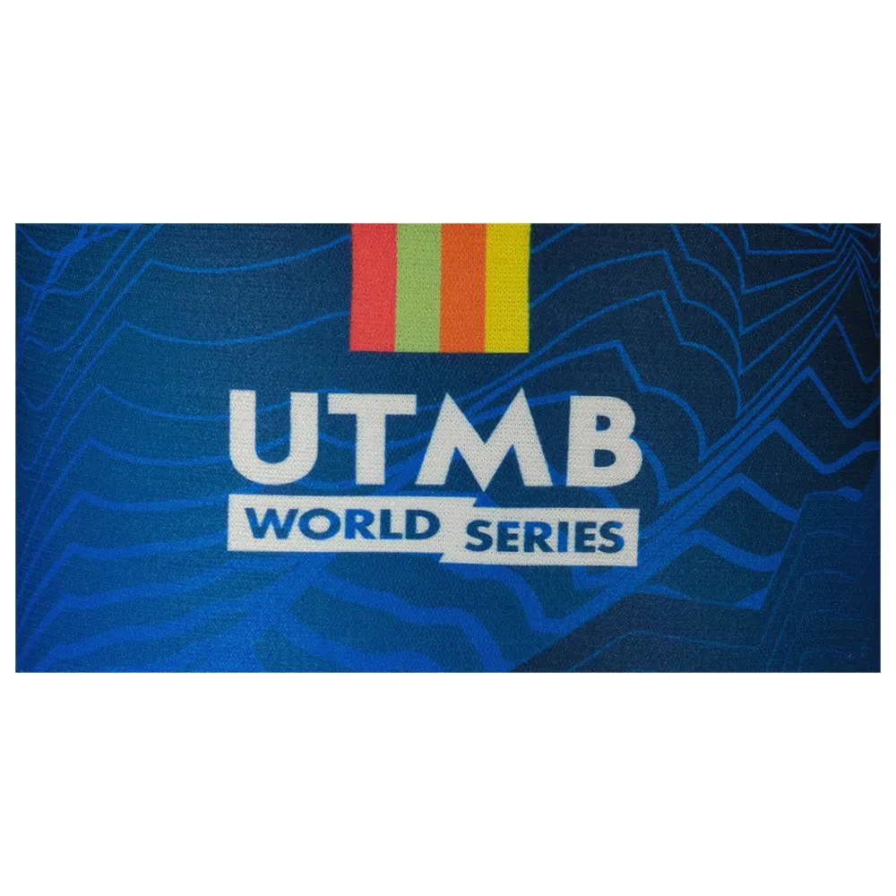 

Повязка на голову Buff Coolnet UV Wide UTMB, синий
