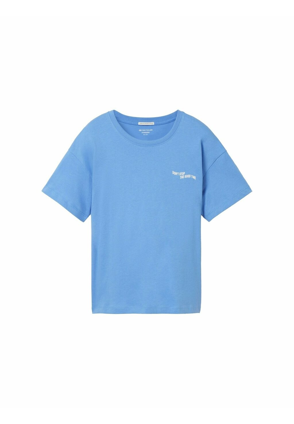 

Футболка с принтом OVERSIZED TOM TAILOR, цвет sicilian blue