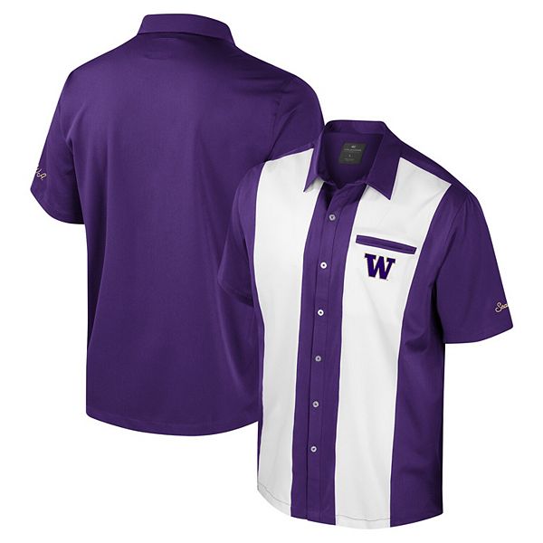 

Мужская фиолетовая рубашка-поло washington huskies strike bowling Colosseum