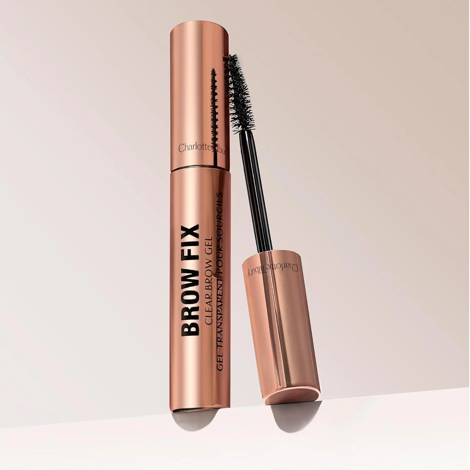 Гель для бровей Charlotte Tilbury Brow Fix Clear Eyebrow Gel - прозрачный гель для бровей, обеспечивающий увлажнение и фиксацию на весь день - не липкий и незаметный результат., Clear — фото 3