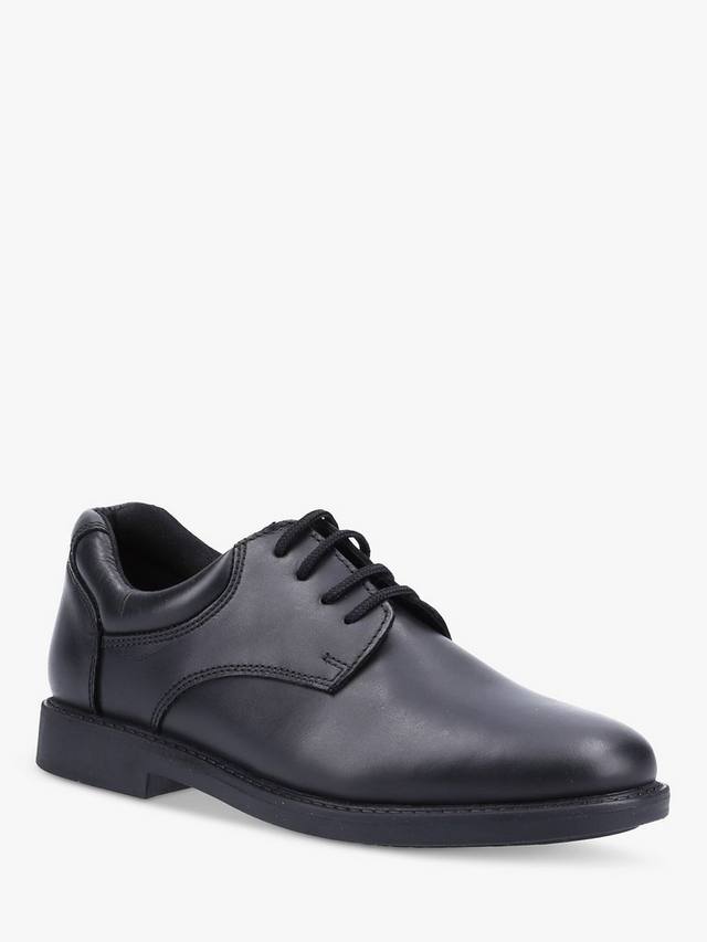 Детские школьные туфли Tim Junior из кожи Hush Puppies, Black — фото 2