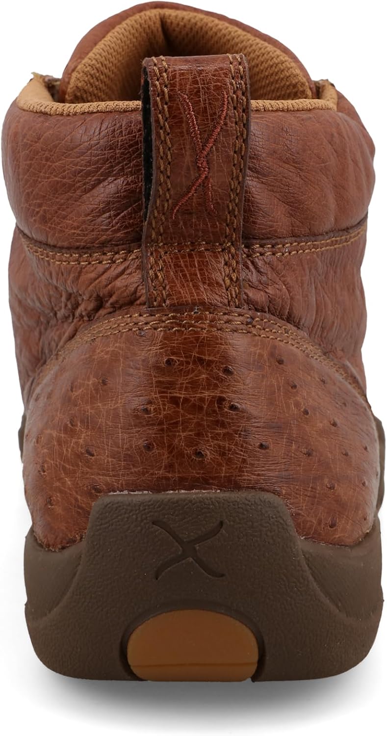 Мокасины для вождения Twisted X Men's Chukka UltraLite X Bomber, Chestnut Ostrich — фото 4