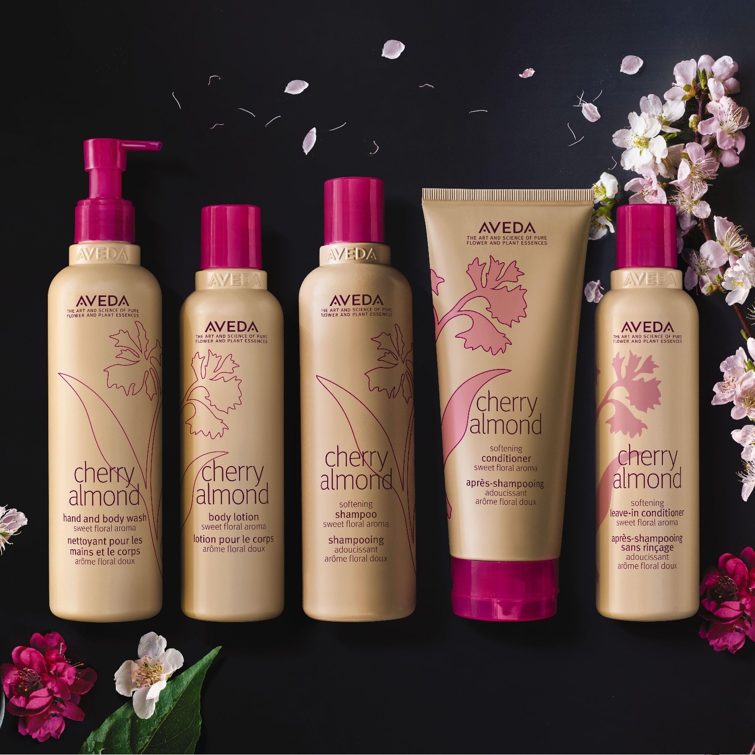 Мыло для рук cherry almond hand & body wash Aveda, объем 1000 мл — фото 4
