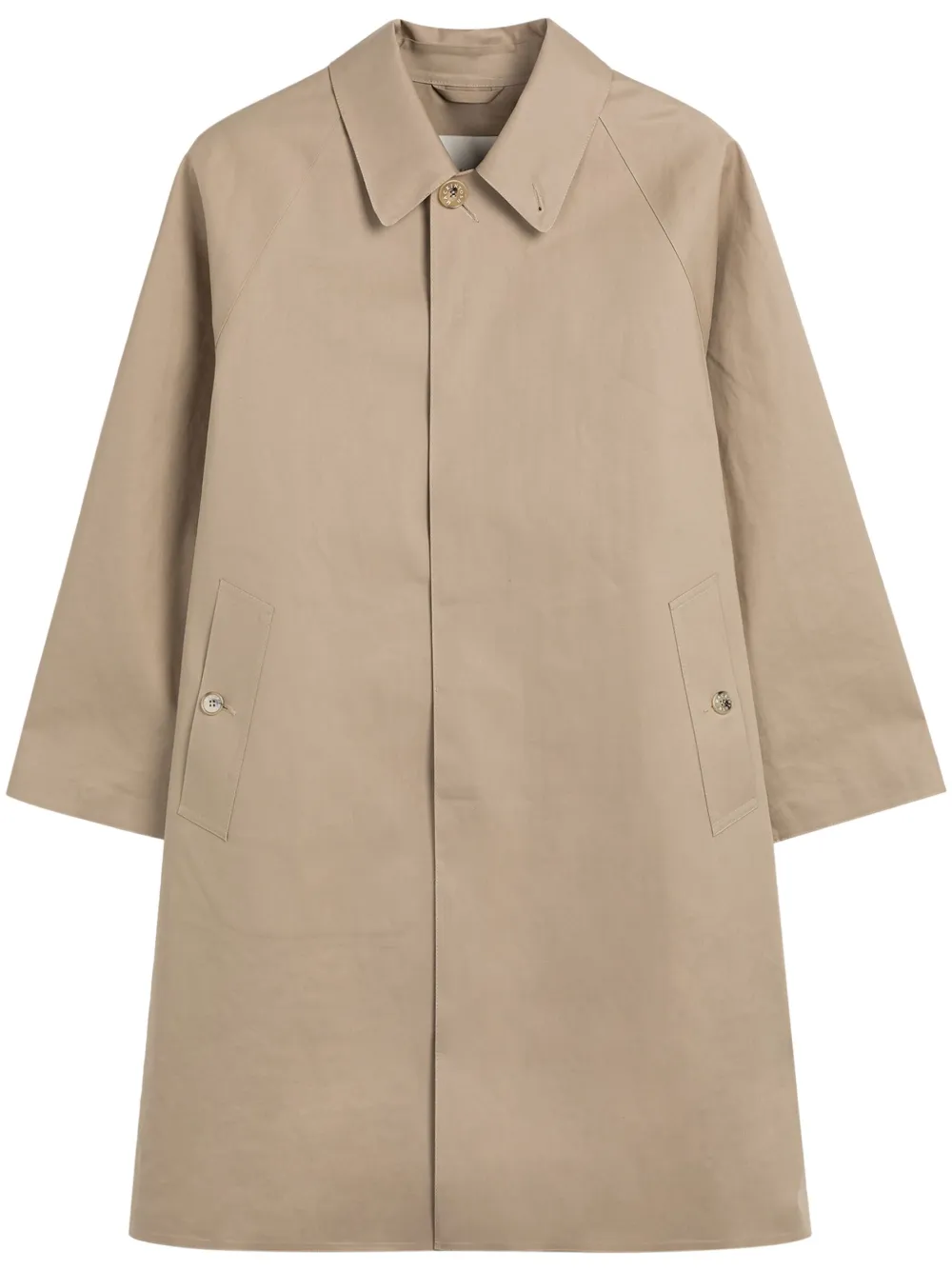 

Однобортное пальто Lauder Mackintosh, нейтральный