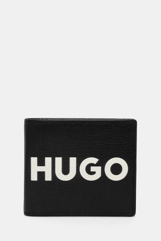 

Кожаный кошелек Hugo, черный
