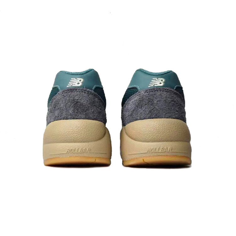 Кроссовки New Balance NB 580 Lifestyle Unisex, бежевый/белый/темно-серый/зеленый — фото 4