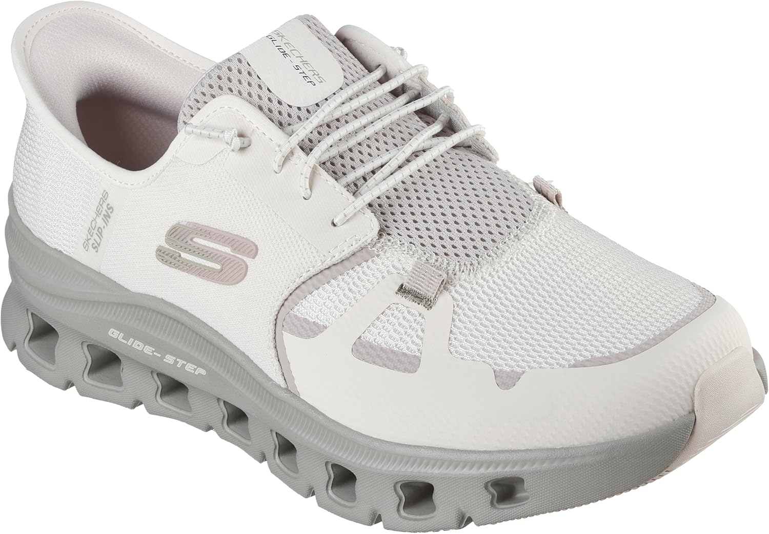 Мужские кроссовки Skechers Glide-Step Pro без шнурков, Natural — фото 2