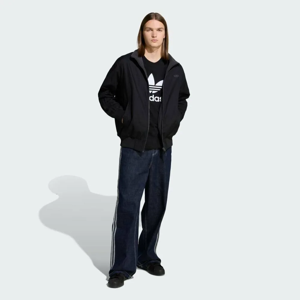 Двусторонняя флисовая куртка Firebird в стиле альтернативного спорта 90-х годов Adidas, black — фото 4