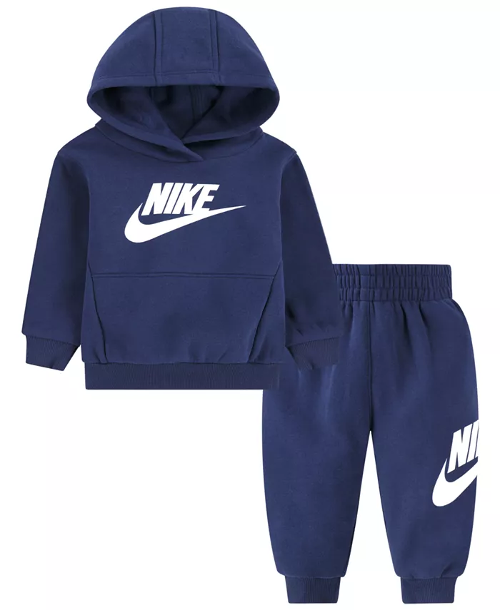 

Детский комплект для мальчиков из двух предметов: худи и брюки Club Fleece Nike, синий