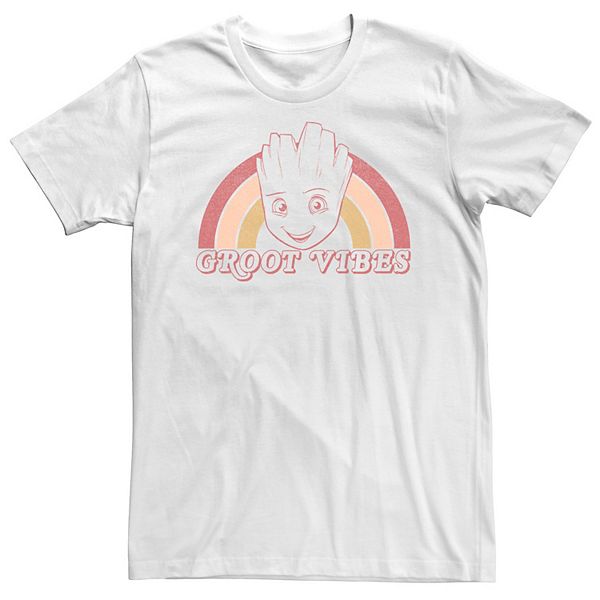 

Футболка Marvel Guardians of the Galaxy Let's Groot rainbow colors Big & Tall Licensed Character