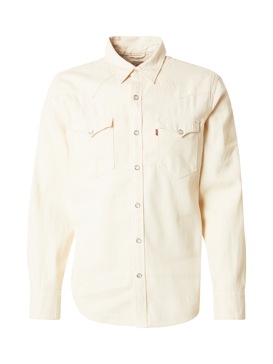 

Рубашка на пуговицах классического кроя LEVI'S Barstow Western, кремовый