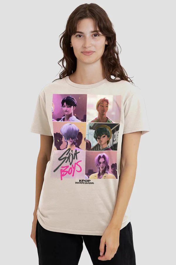 

Футболка с принтом в виде сетки в стиле k-pop demon hunters saja era Netflix, Off-White, Белый, Футболка с принтом в виде сетки в стиле k-pop demon hunters saja era Netflix, Off-White