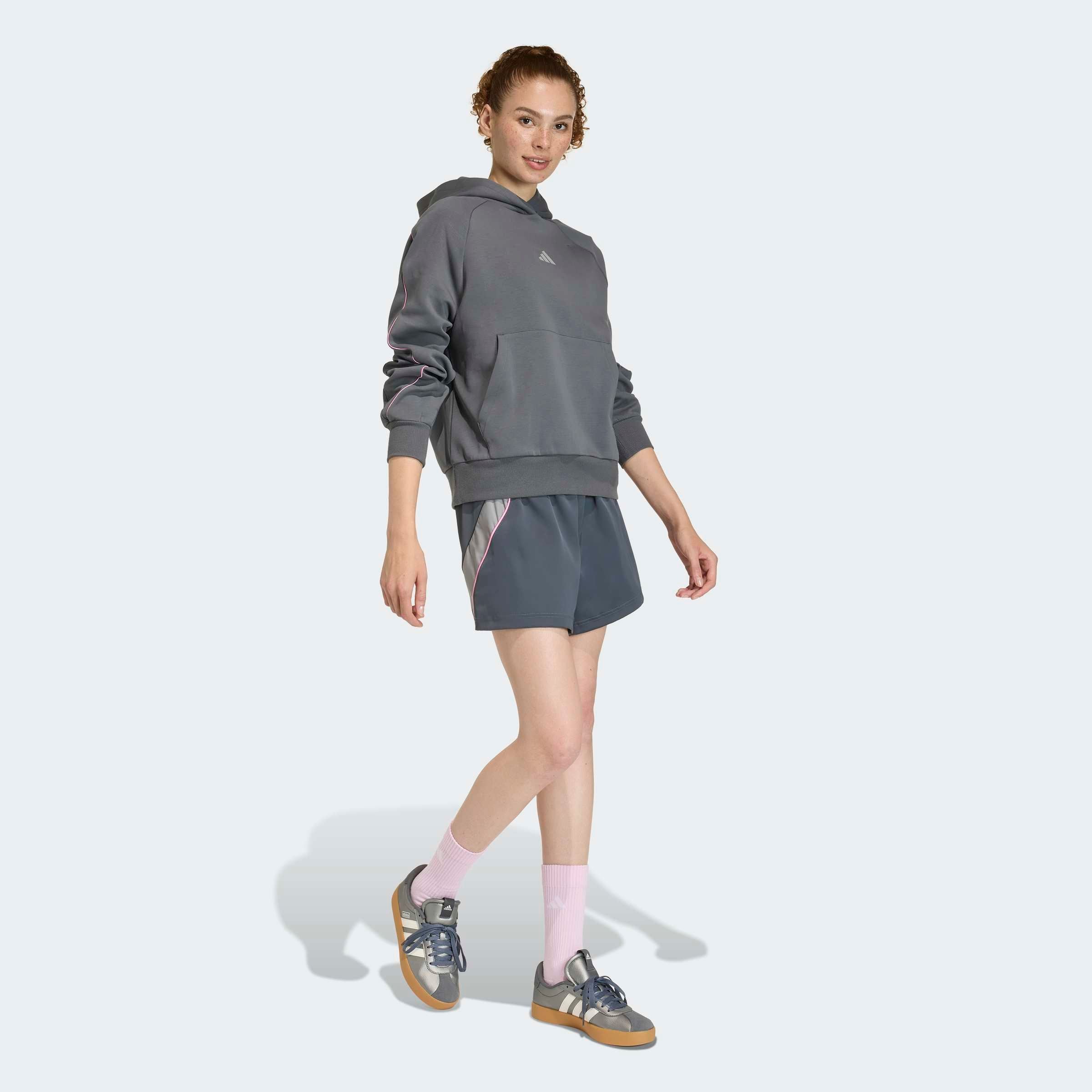 Adidas Sportswear Спортивный свитшот в базальтово-сером цвете — фото 4