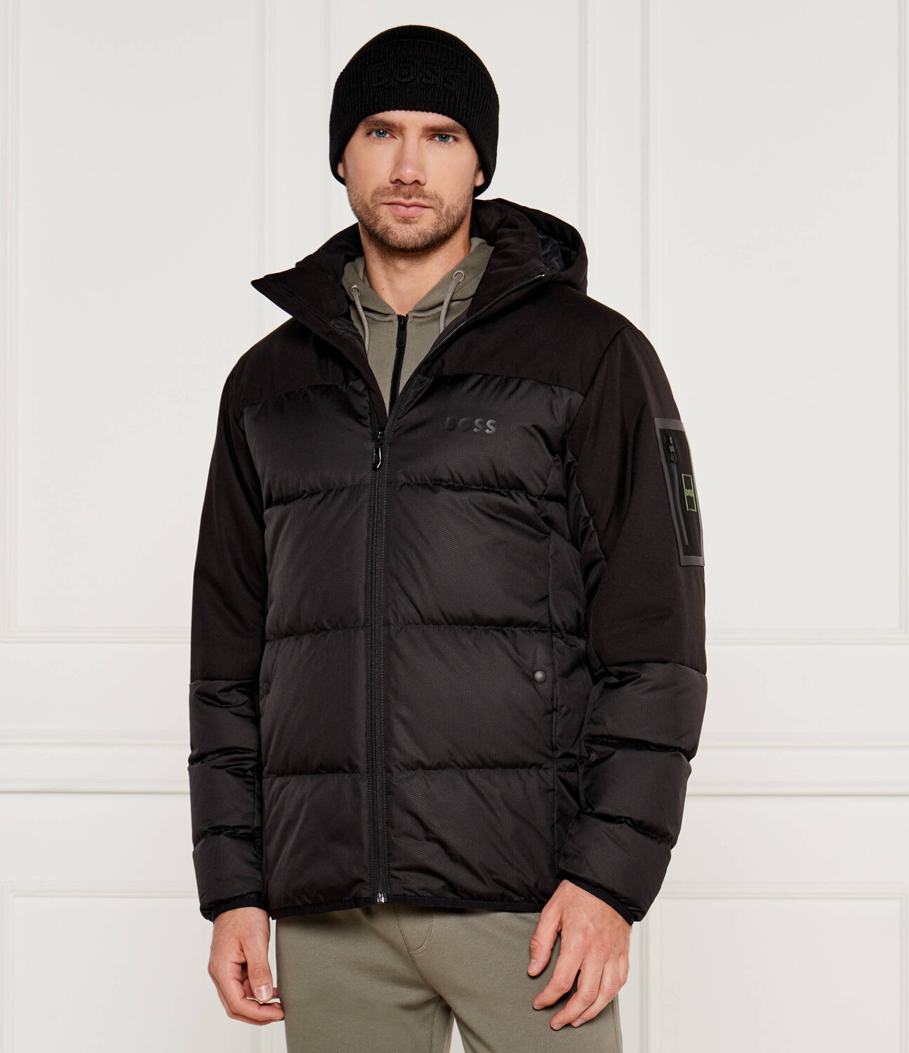 

Куртка BOSS GREEN J_Hamar Regular Fit, черный