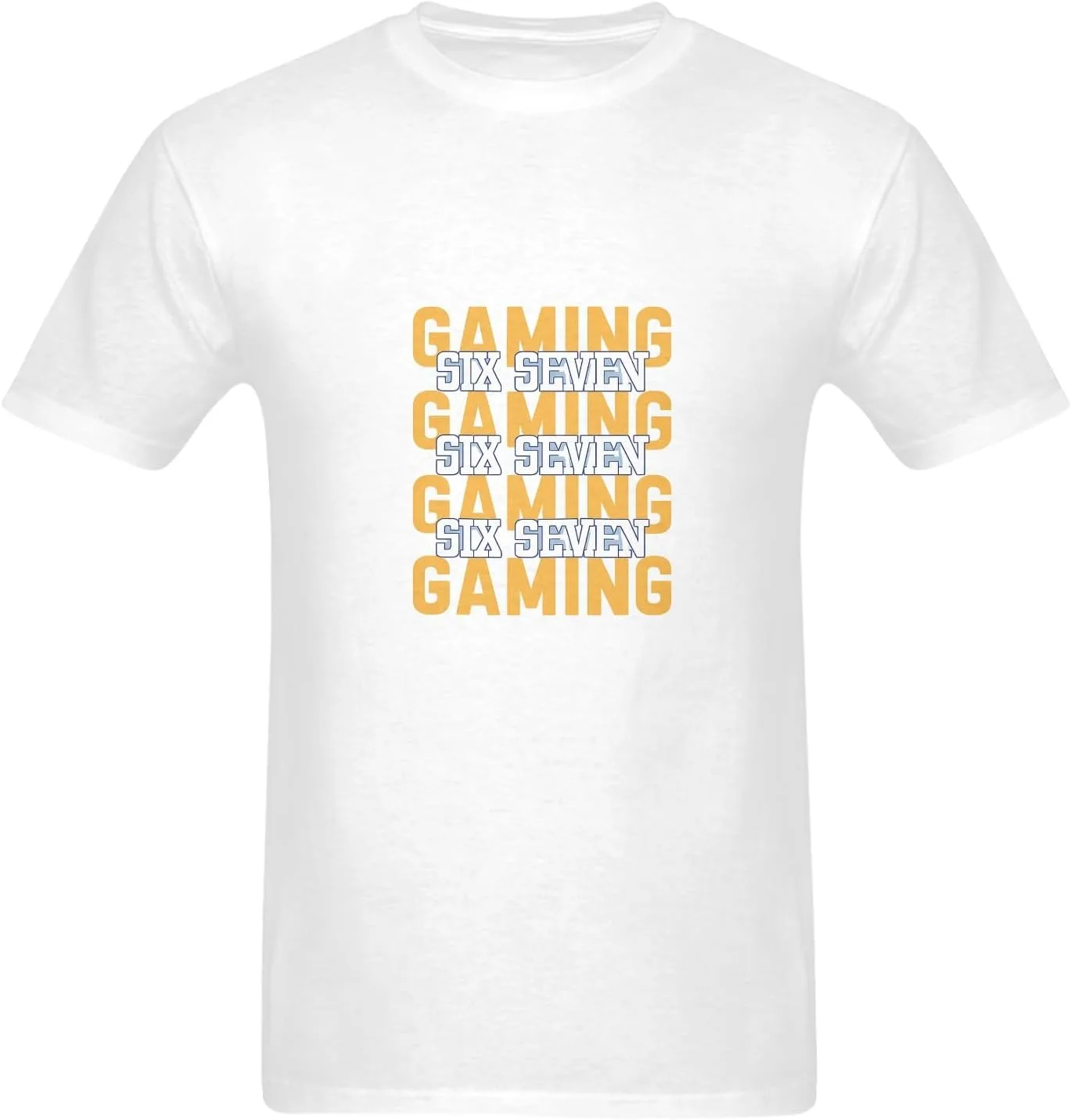 

Футболка мужская Gaming Theme SIX Seven Print, круглый вырез, хлопок
