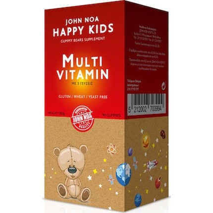

Мультивитамины Happy Kids - 90 жевательных конфет John Noa