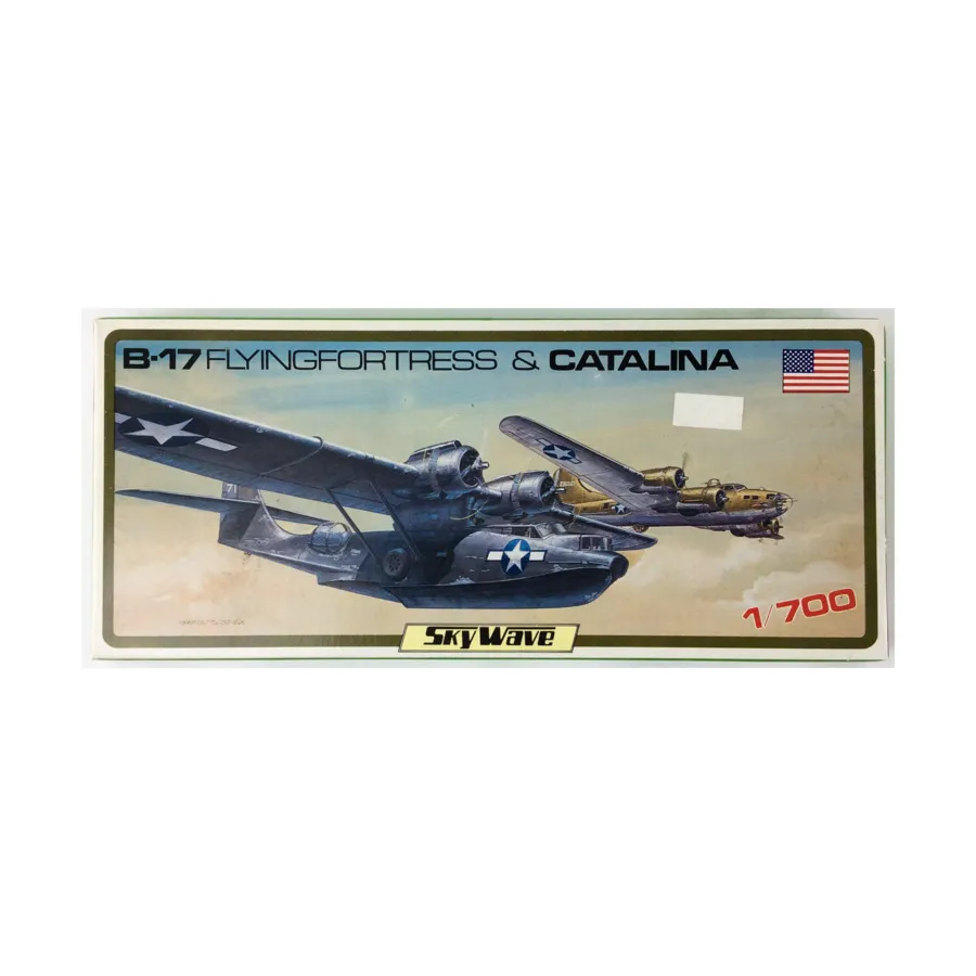 

B-17 Летающая крепость и Каталина, WWII Miniatures (1:700) (Skywave)