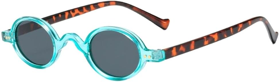 

Мужские круглые солнцезащитные очки, цветные, с защитой от УФ-излучения UV400, ретро-стиль, женские модные солнцезащитные очки с прозрачными линзами и оправой UJNHGQ, C9