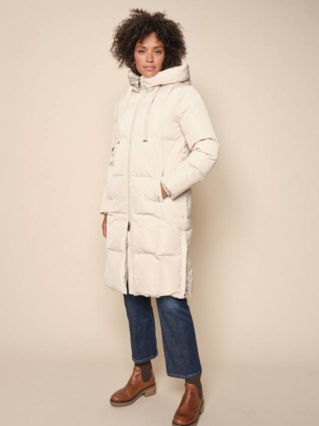 

Пуховик nova puffer с капюшоном MOS MOSH, цвет Wood Ash