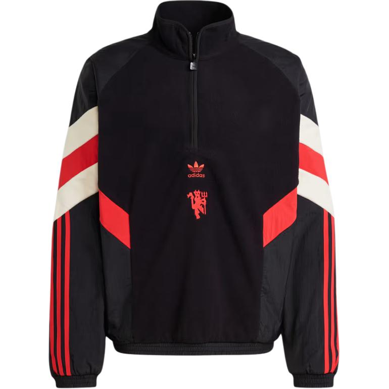 

Adidas Originals Мужская флисовая толстовка Manchester Football United, черная